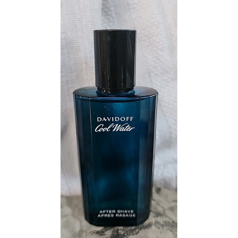 COOL WATER MEN by DAVIDOFF 2.5 FL oz / 75 ML After Shave Balm In Glass Bottle